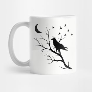 Raven In Tree Mug